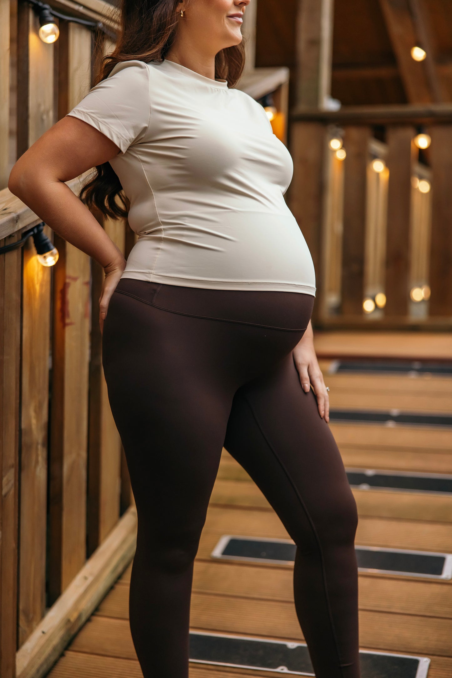 Seamless Luxe Leggings | Espresso