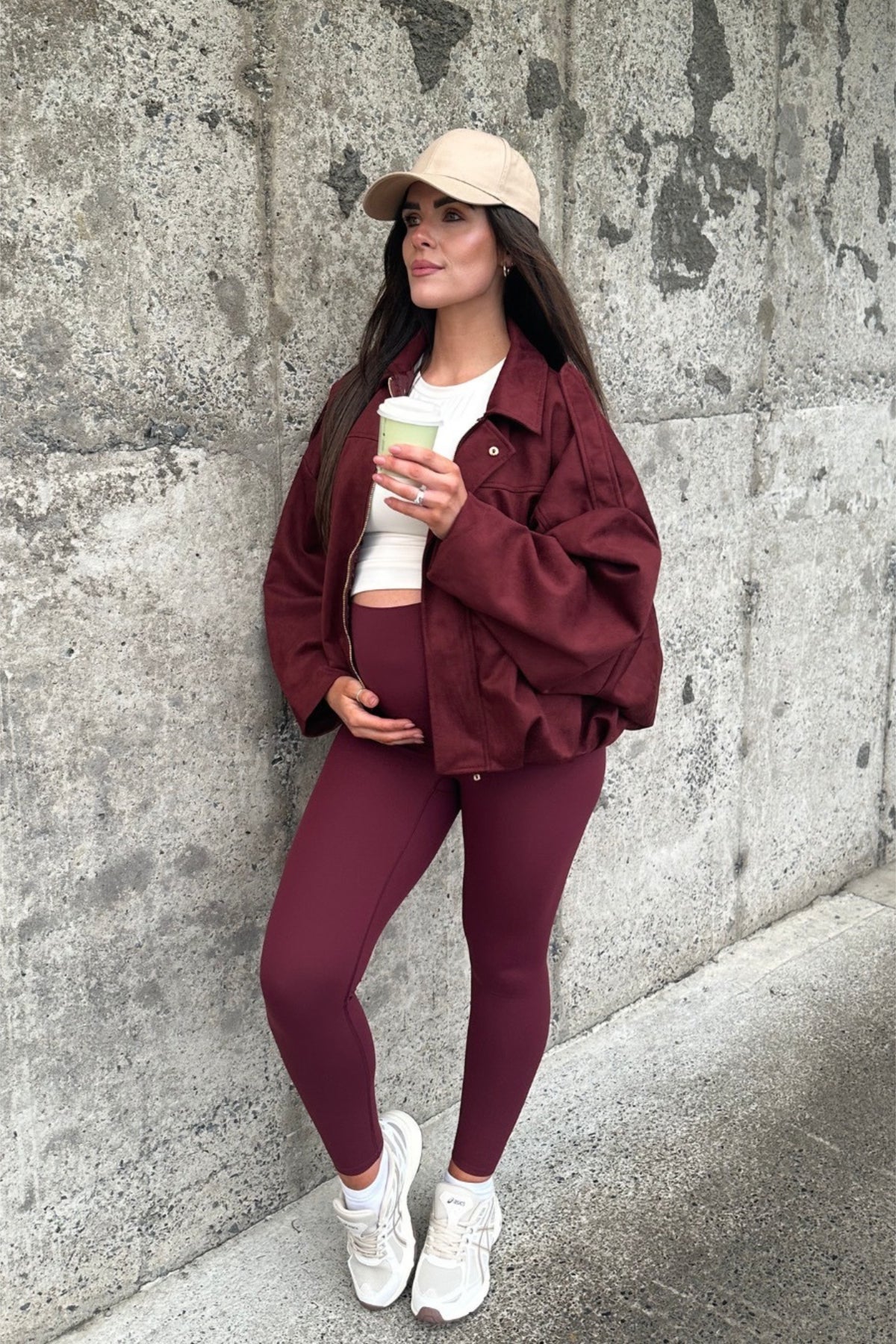 Seamless Luxe Leggings | Burgundy