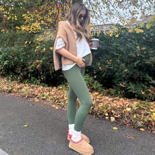 Seamless Luxe Leggings | Olive