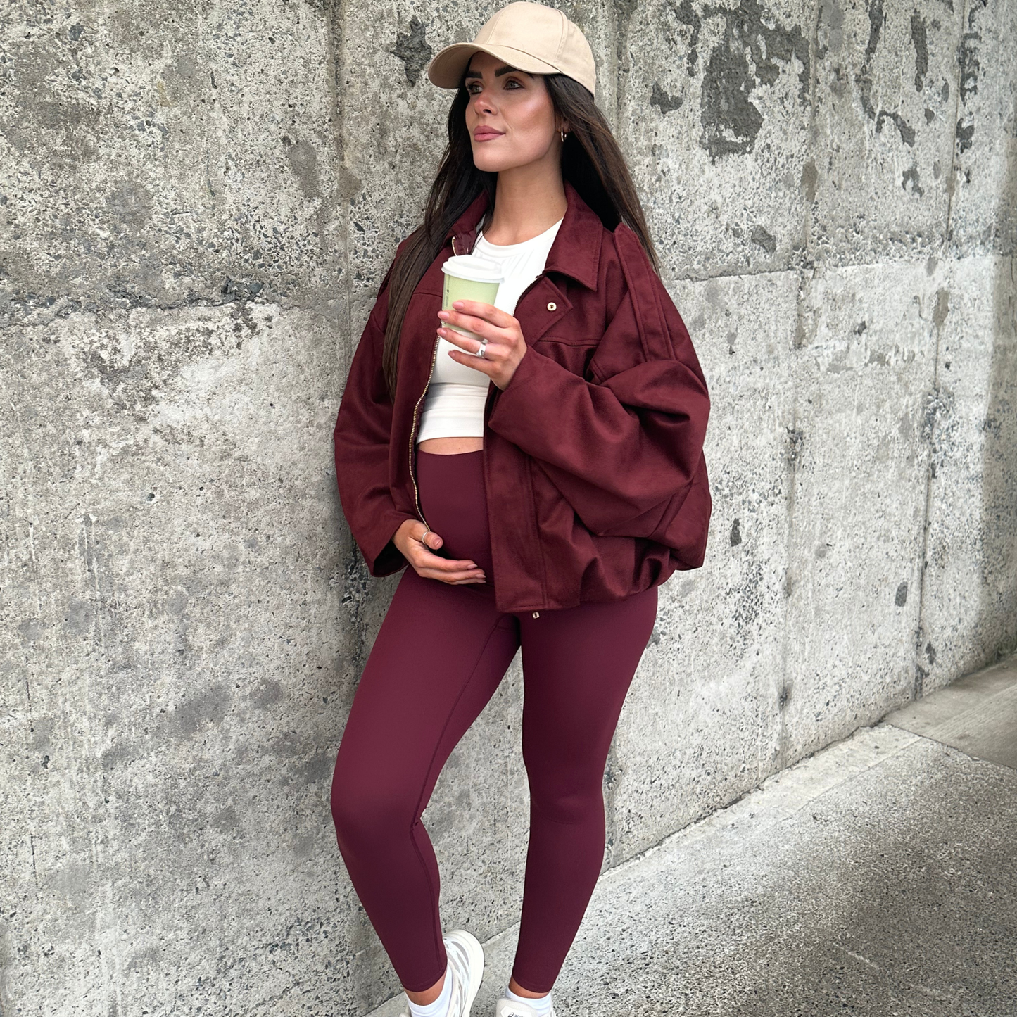 Seamless Luxe Leggings | Burgundy