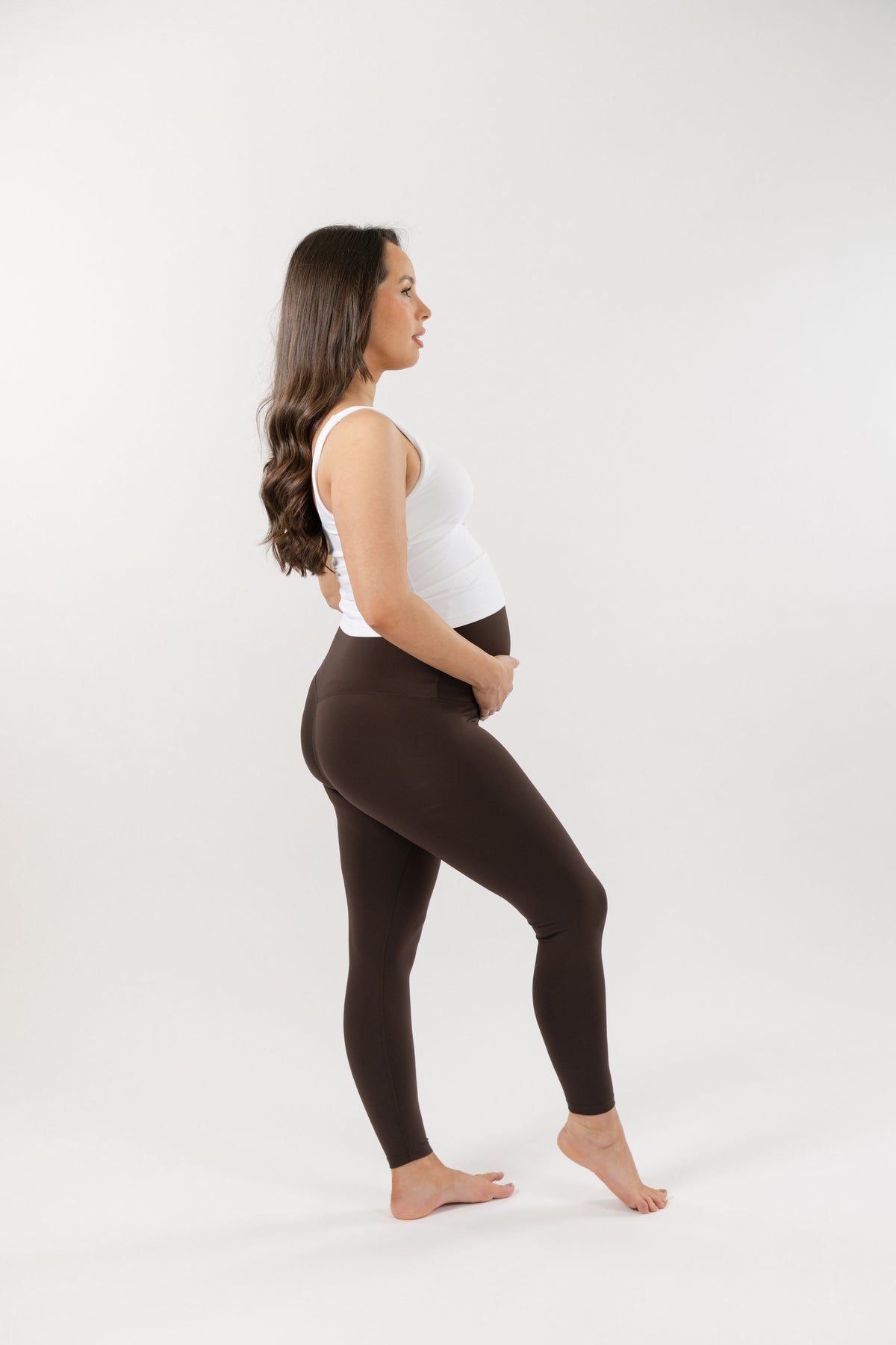 Seamless Luxe Leggings | Dark Chocolate