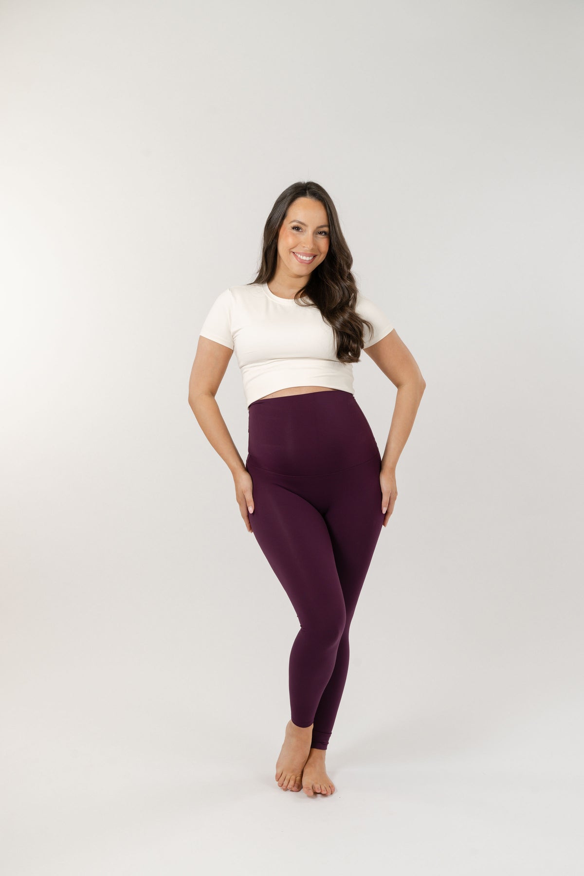 Seamless Luxe Leggings | Plum