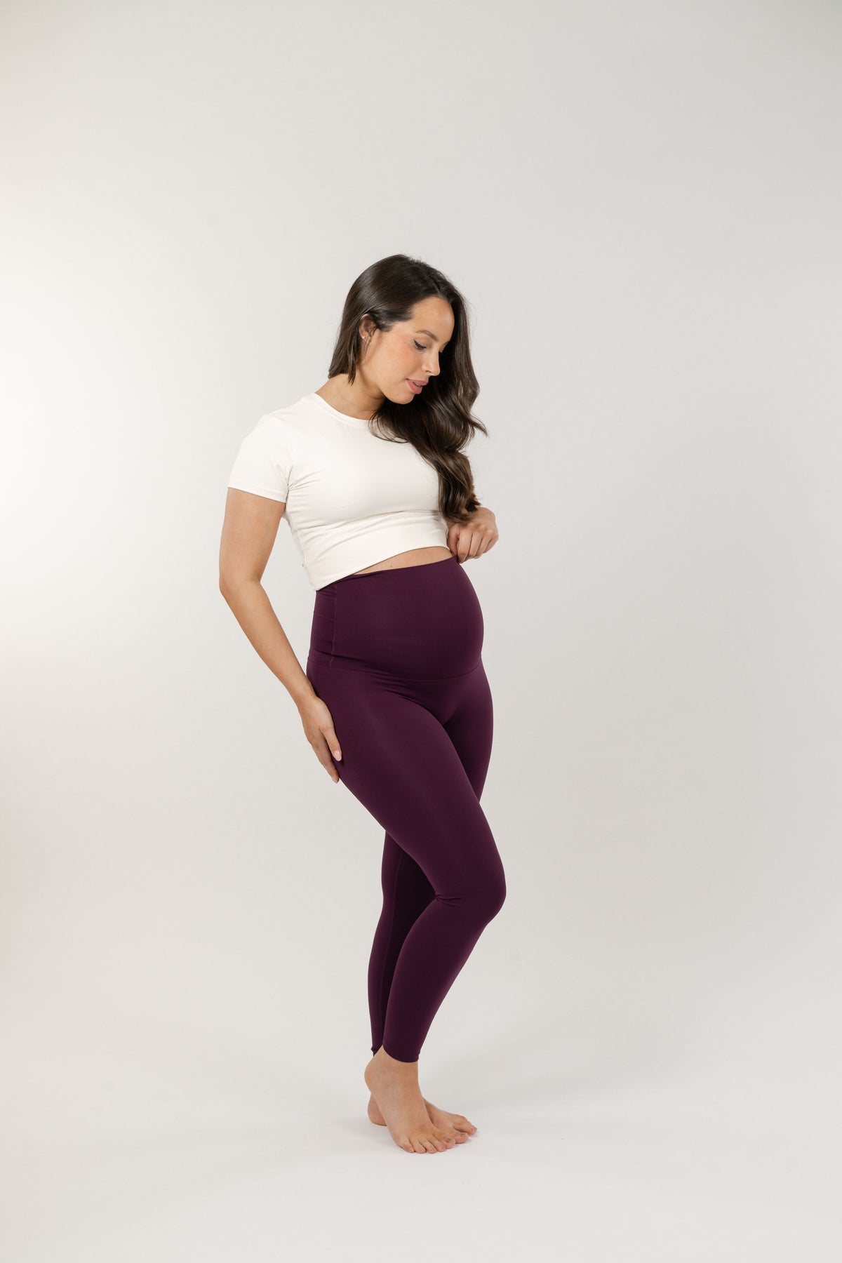 Seamless Luxe Leggings | Plum