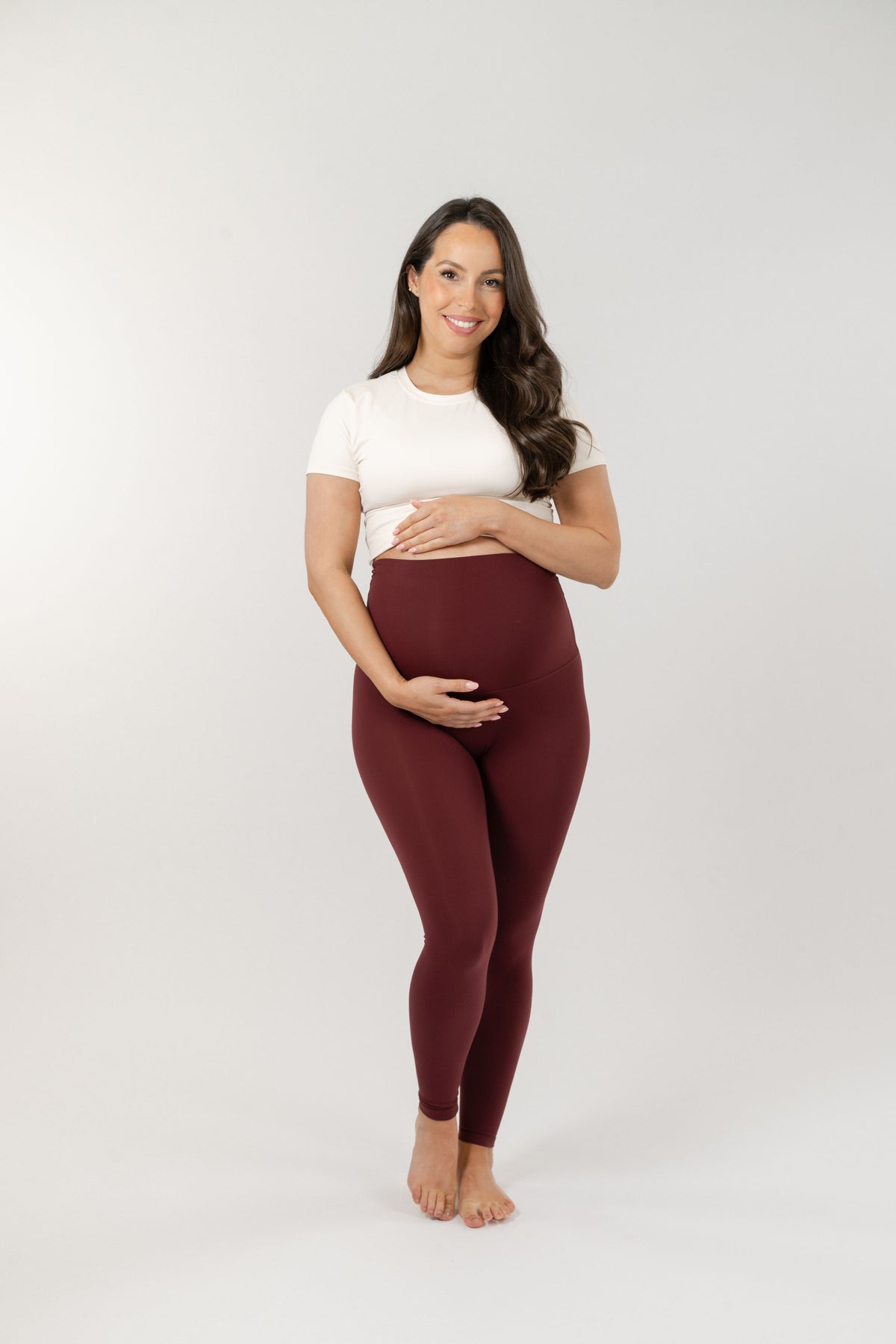 Seamless Luxe Leggings | Burgundy