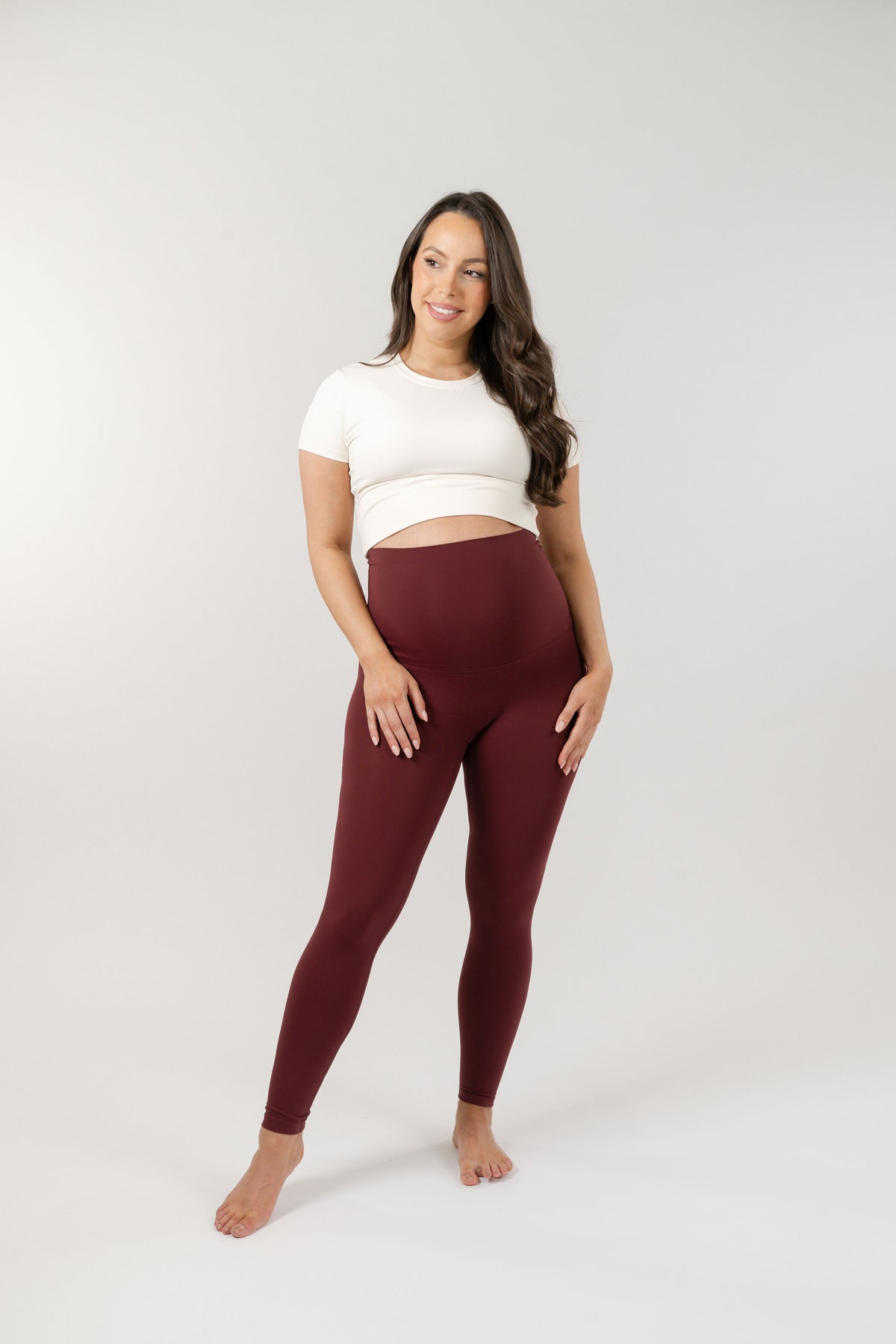 Seamless Luxe Leggings | Burgundy