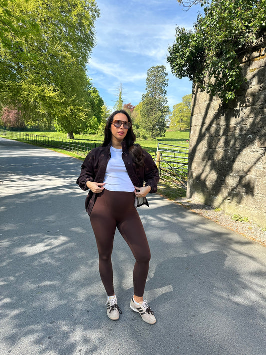 Seamless Luxe Leggings | Espresso