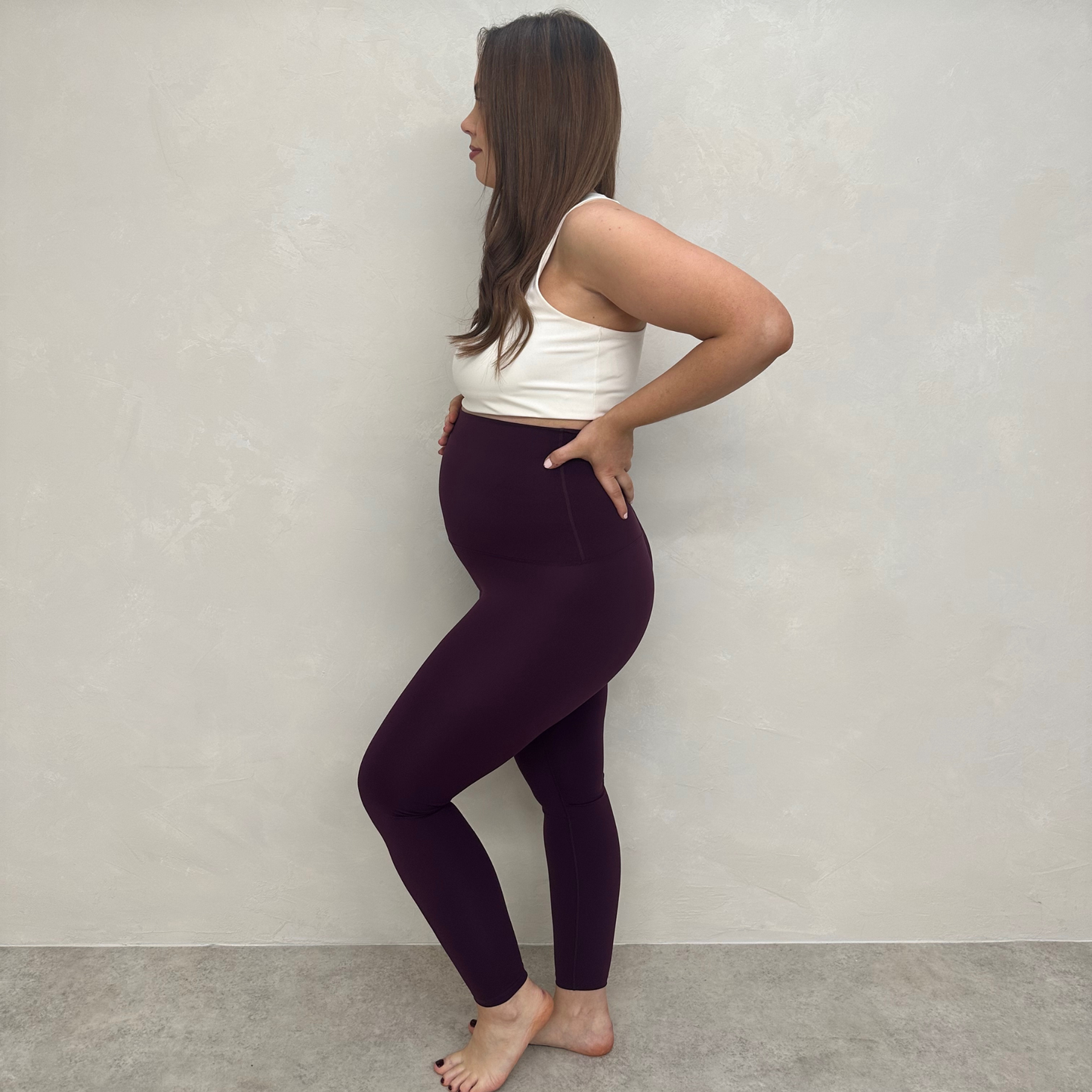 Seamless Luxe Leggings | Plum